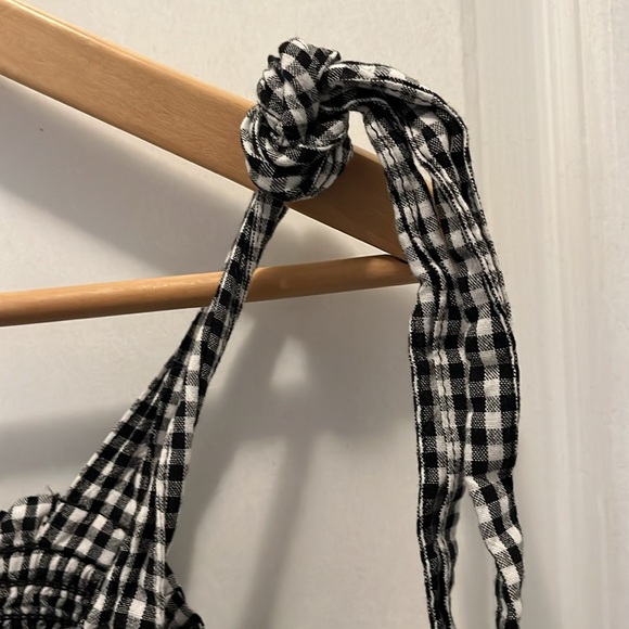 Black and white gingham dress - Picture 5 of 5